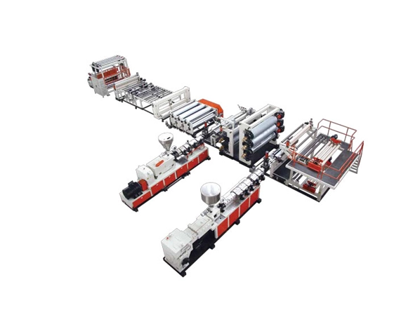 plastic sheet extrusion line