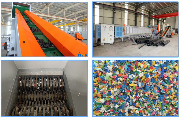 plastic shredder crusher machine