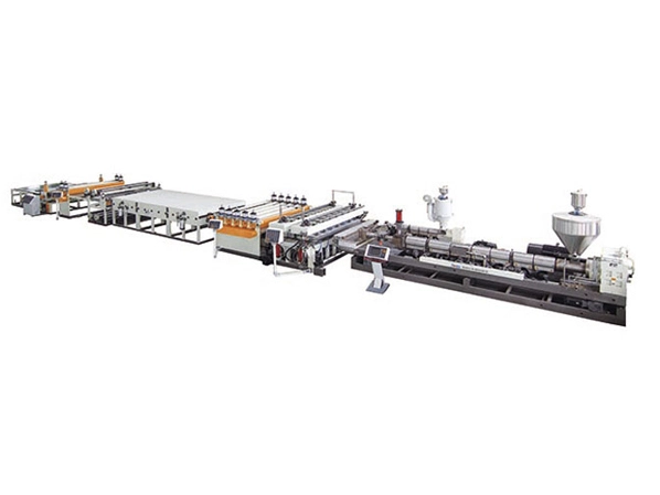 pp hollow sheet extrusion line