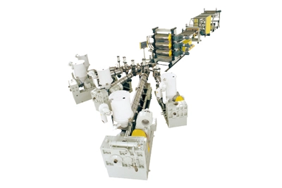 PP/EVA/EVOH/PS and PE Multi-Layer Sheet Coextrusion Line