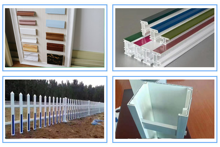 pvc profile extrusion line