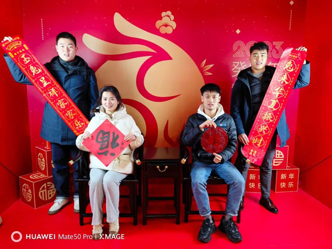 2023 a new journey Chairman Mr He of Jwell Machinery wished all employees a happy new year in the Zhejiang factory