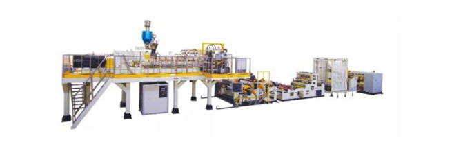 air bubble film extrusion line 