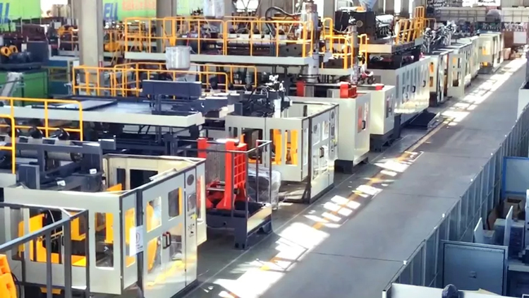 Workshop Display of Full Electrity Blow Molding Machine