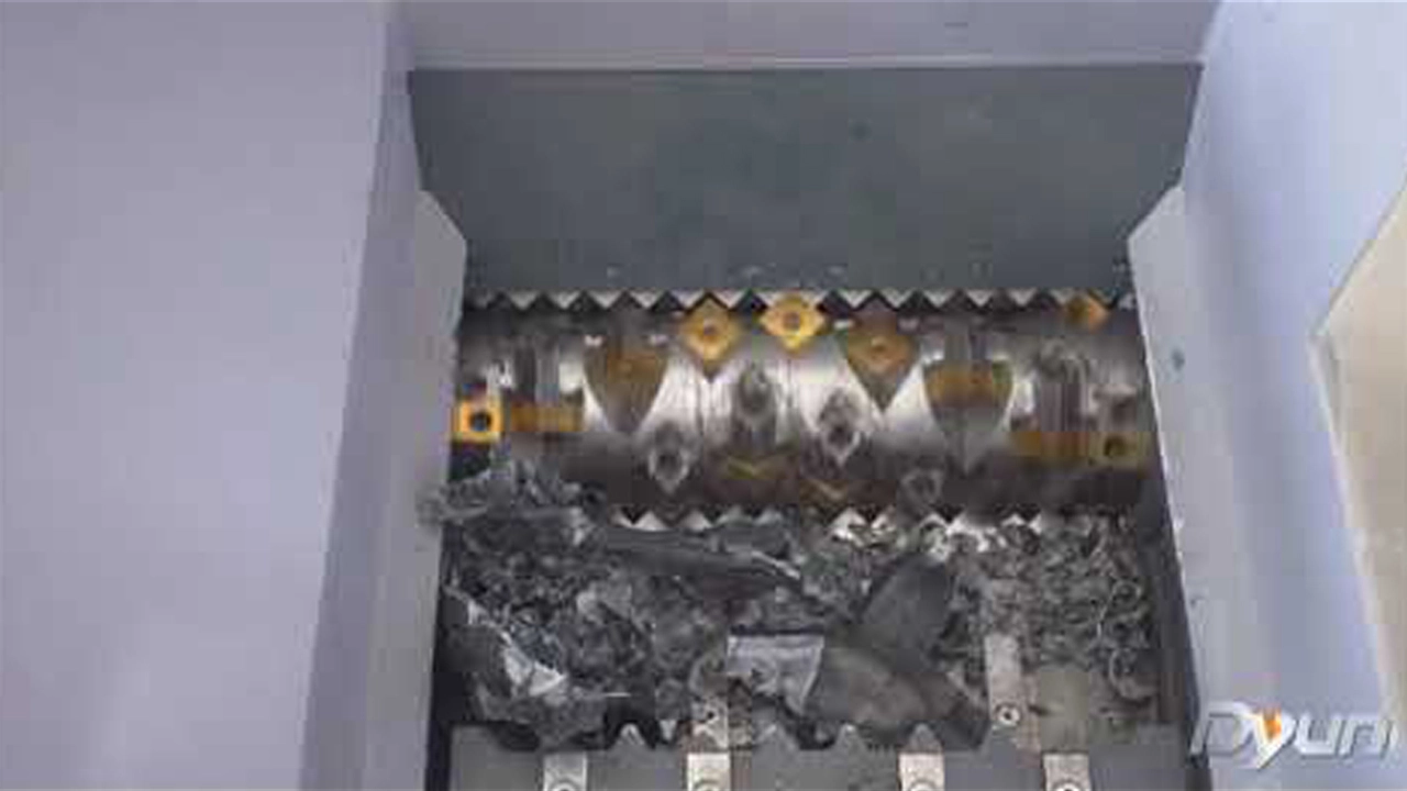 Video of DYSSZ Series Plastic Heavy Single Shaft Shredder
