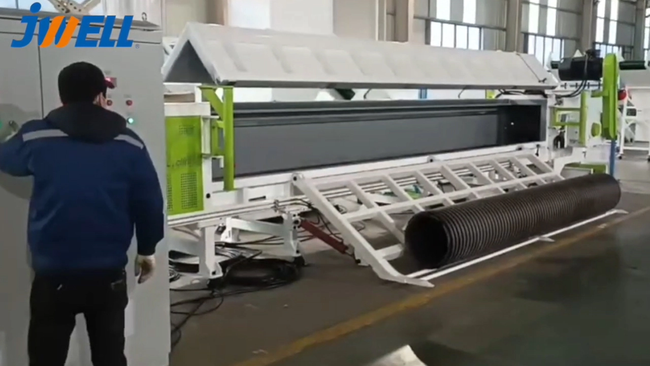 Video of Plastic Solid Pipe Shredder & Crusher Unit Machine