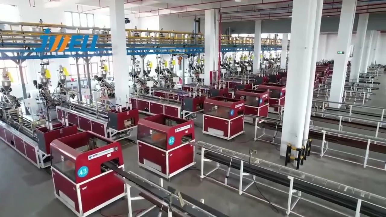 Video of PVC Profile Extrusion Line