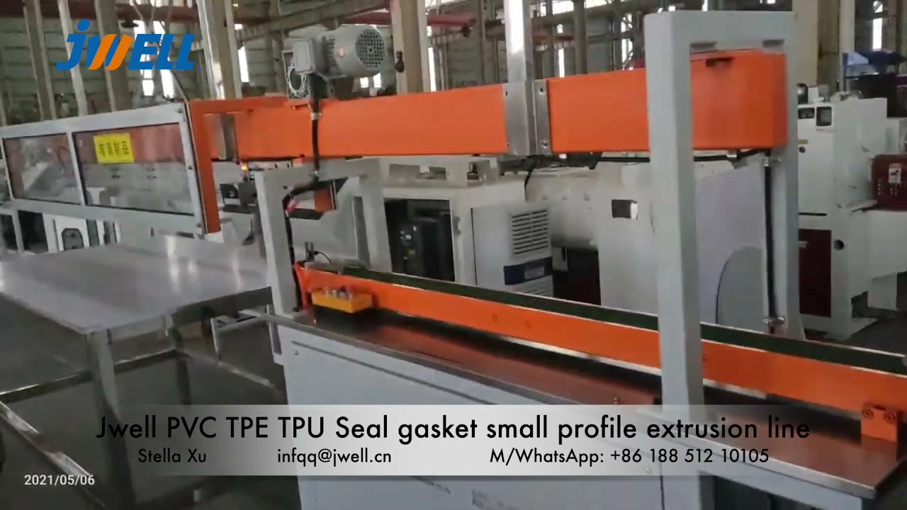 Video of PVC/TPU/TPV/TPE Sealing Profile Extrusion Line