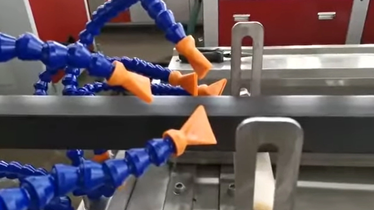 Video of WPC Profile Extrusion Line