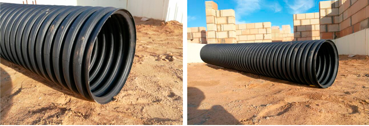 Product Applications of HDPE PP Vertical Type Double Wall Corrugated Pipe and PVC Pipe Extrusion Line