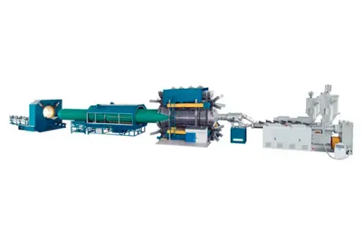 HDPE PP Vertical Type Double Wall Corrugated Pipe and PVC Pipe Extrusion Line