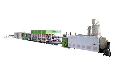 Horizontal Double Wall Corrugated Pipe Extrusion Line