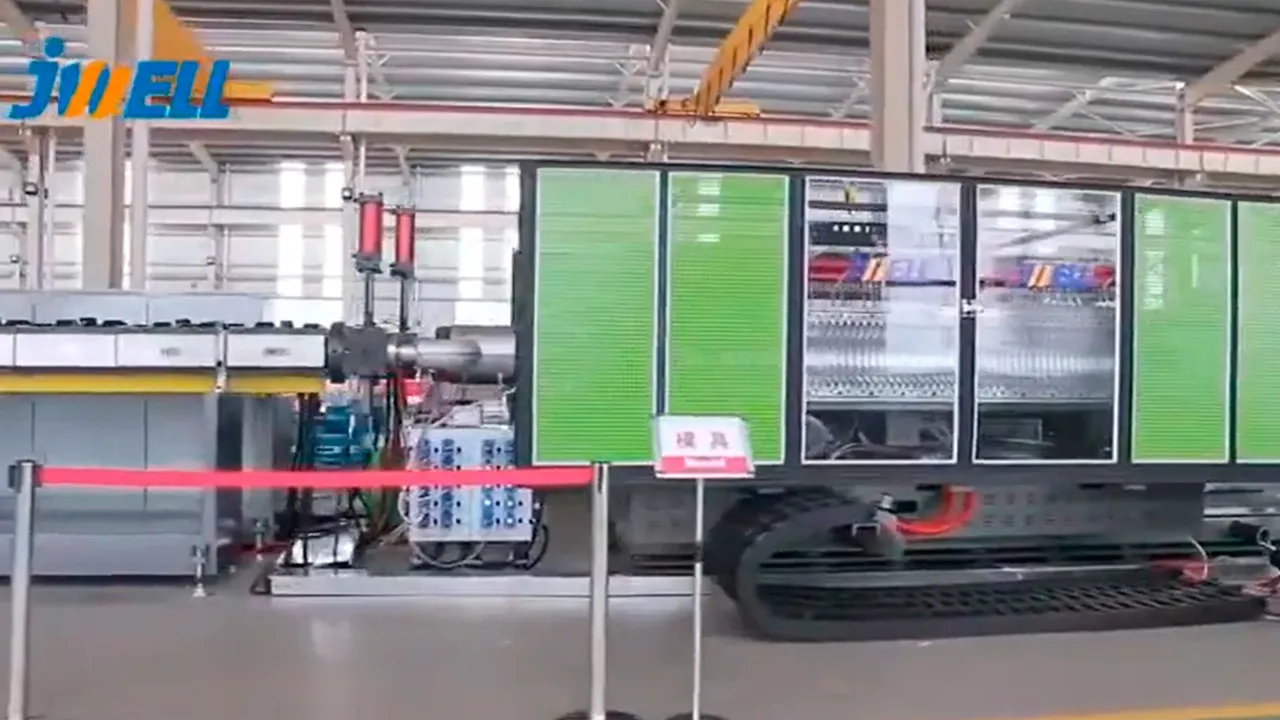 Video of Horizontal Double Wall Corrugated Pipe Extrusion Line