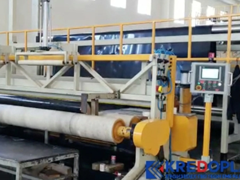 2019 Russia 6000mm HDPE Membrane Extrusion Project