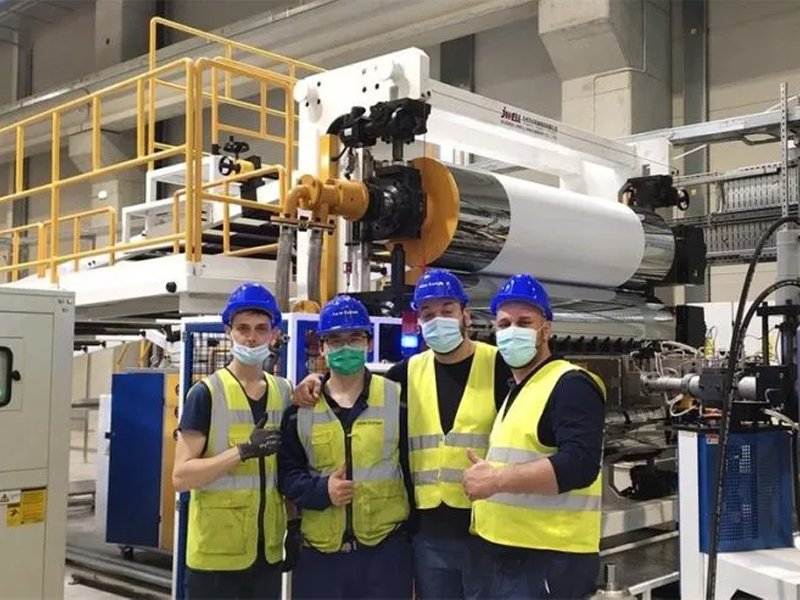 2021 Italy 1000 kg/h ABS Sheet Extrusion Project