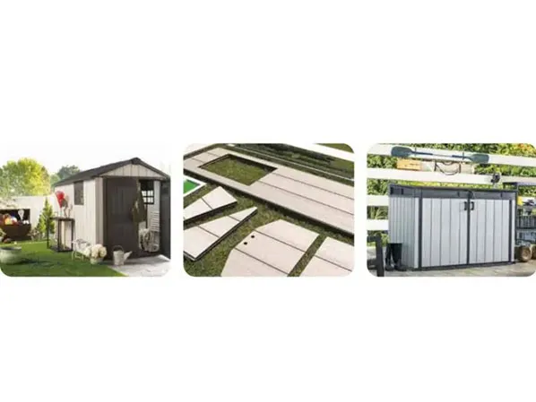 pp garden tool house panel extrusion line  factory