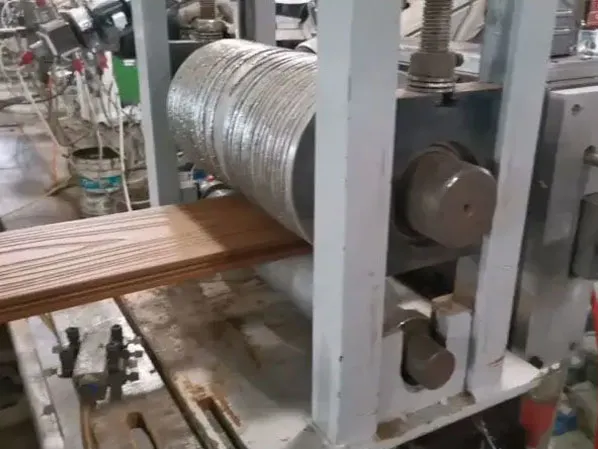 pp pe wood plastic wpc decking floor extrusion line suppliers