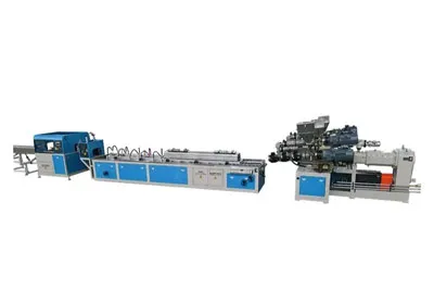 PP PE Wood Plastic WPC Decking Floor Extrusion Line