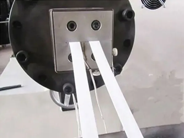 pvc abs edge band profile extrusion line factory