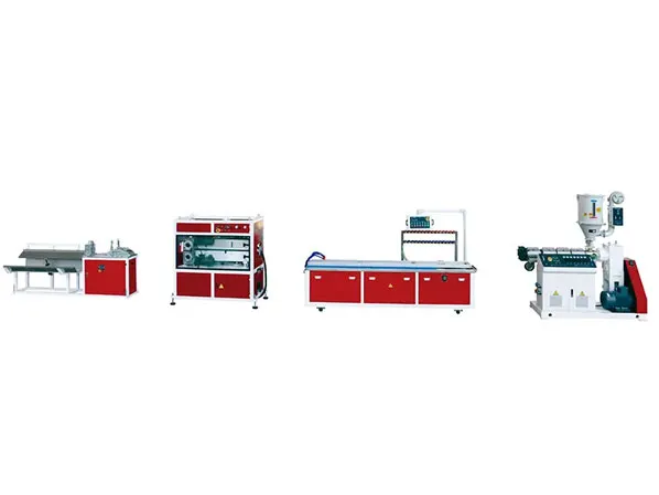 pvc pp pe pc abs pmma small profile extrusion line manufacturers