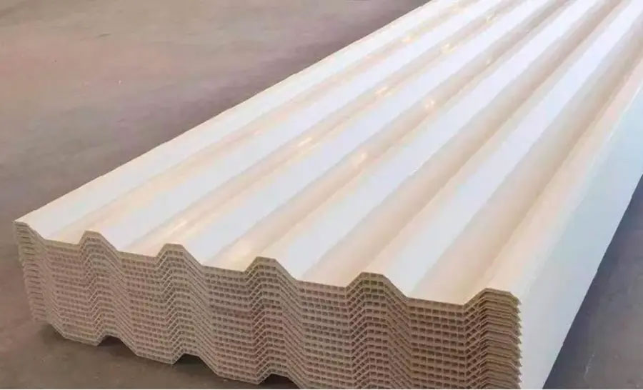 Product Application of PVC Single/Multi Layer Heat Insulation Corrugated Board & Step-Roofing Extrusion Line