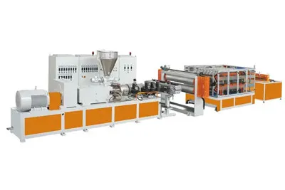 PVC Single/Multi Layer Heat Insulation Corrugated Board & Step-Roofing Extrusion Line