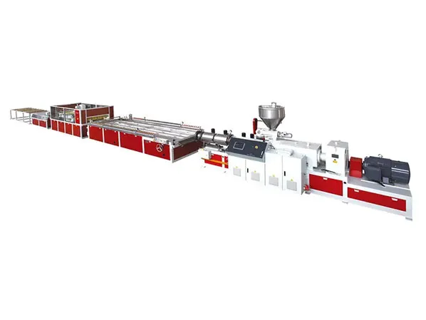 pvc water retaining pile extrusion line manufacturers