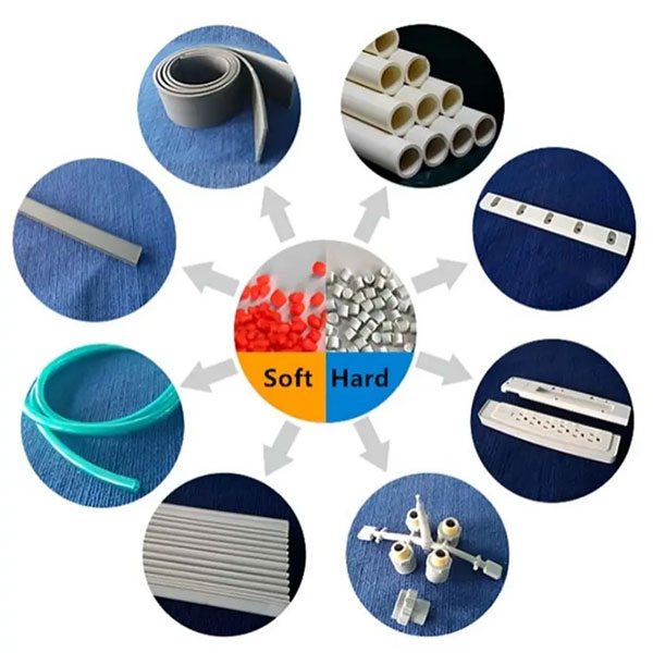 Product Application of Twin Screw Extruder PVC Pelletizing Machine