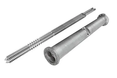 Counter-Rotate Parallel Twin Screw And Barrel