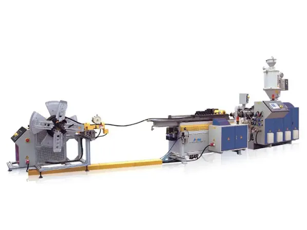 pp pe pa pvc single wall double wall corrugated pipe extrusion line china