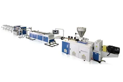 PVC Two-Cavity and Four-Cavity Plastic Pipe Extrusion Line