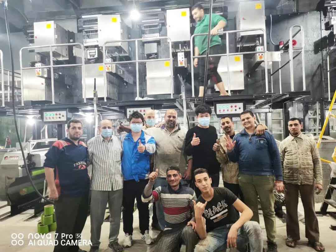 Go with Responsibility Back with Safety the overseas debugging staff of JWELL Company Returned Triumphantly