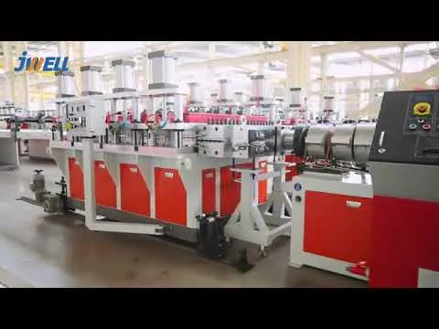 Video of WPC PVC Foam Wall Panel Extrusion Machine